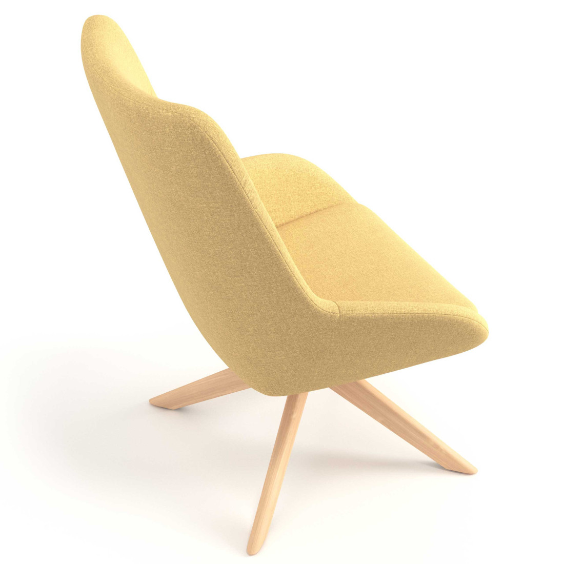 sillon para sala de espera amarillo capri 6
