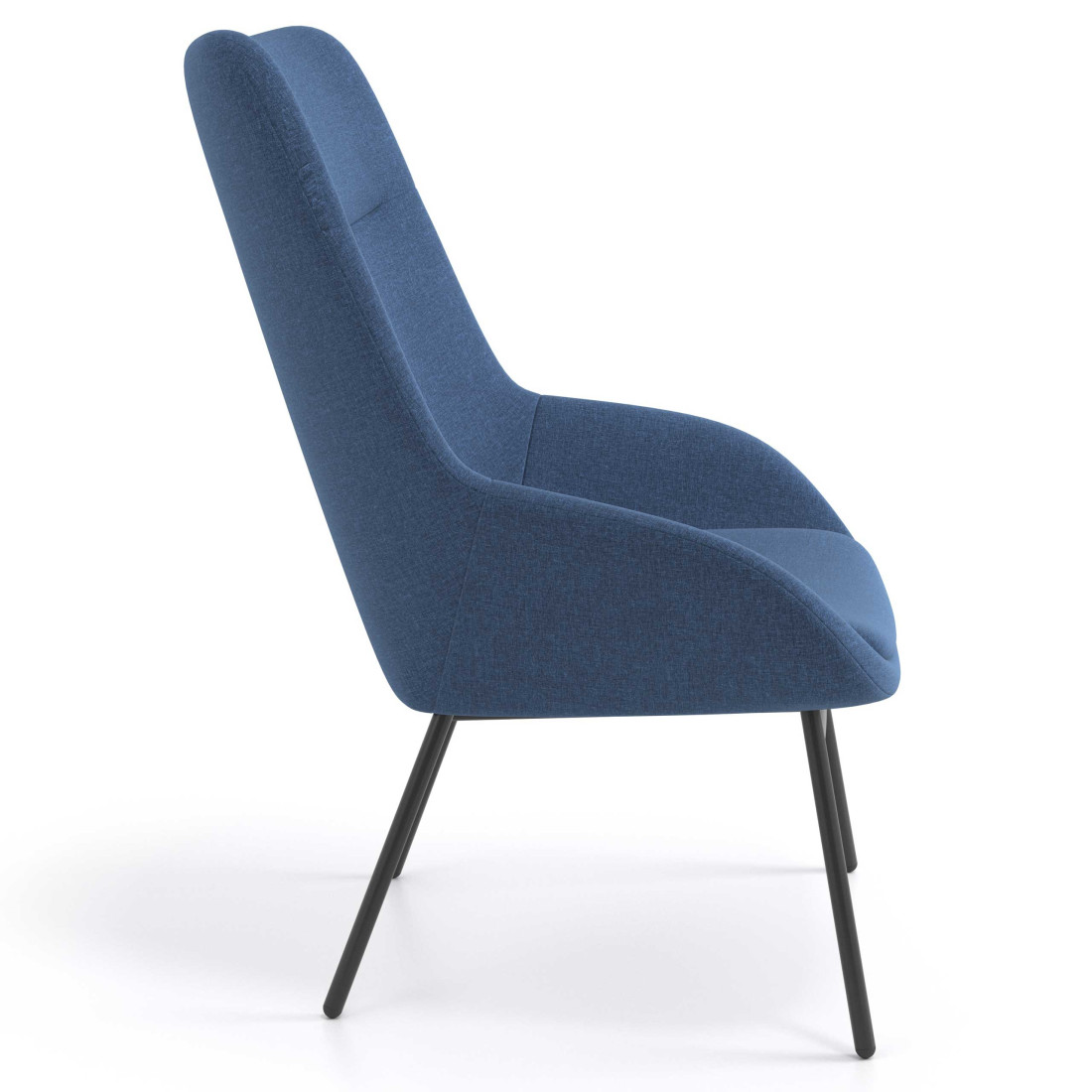 sillon para sala de espera azul capri 3