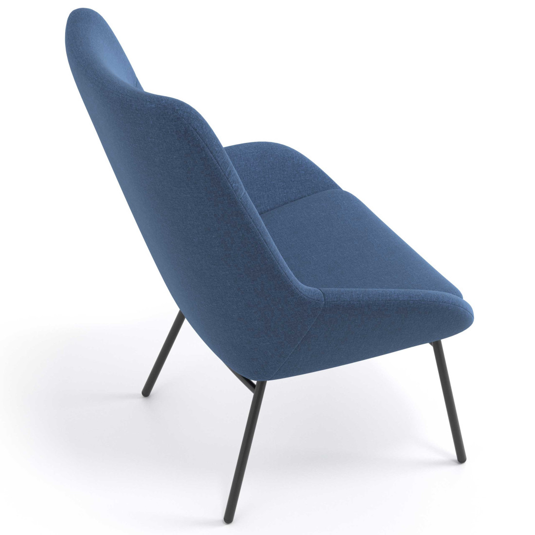 sillon para sala de espera azul capri 6