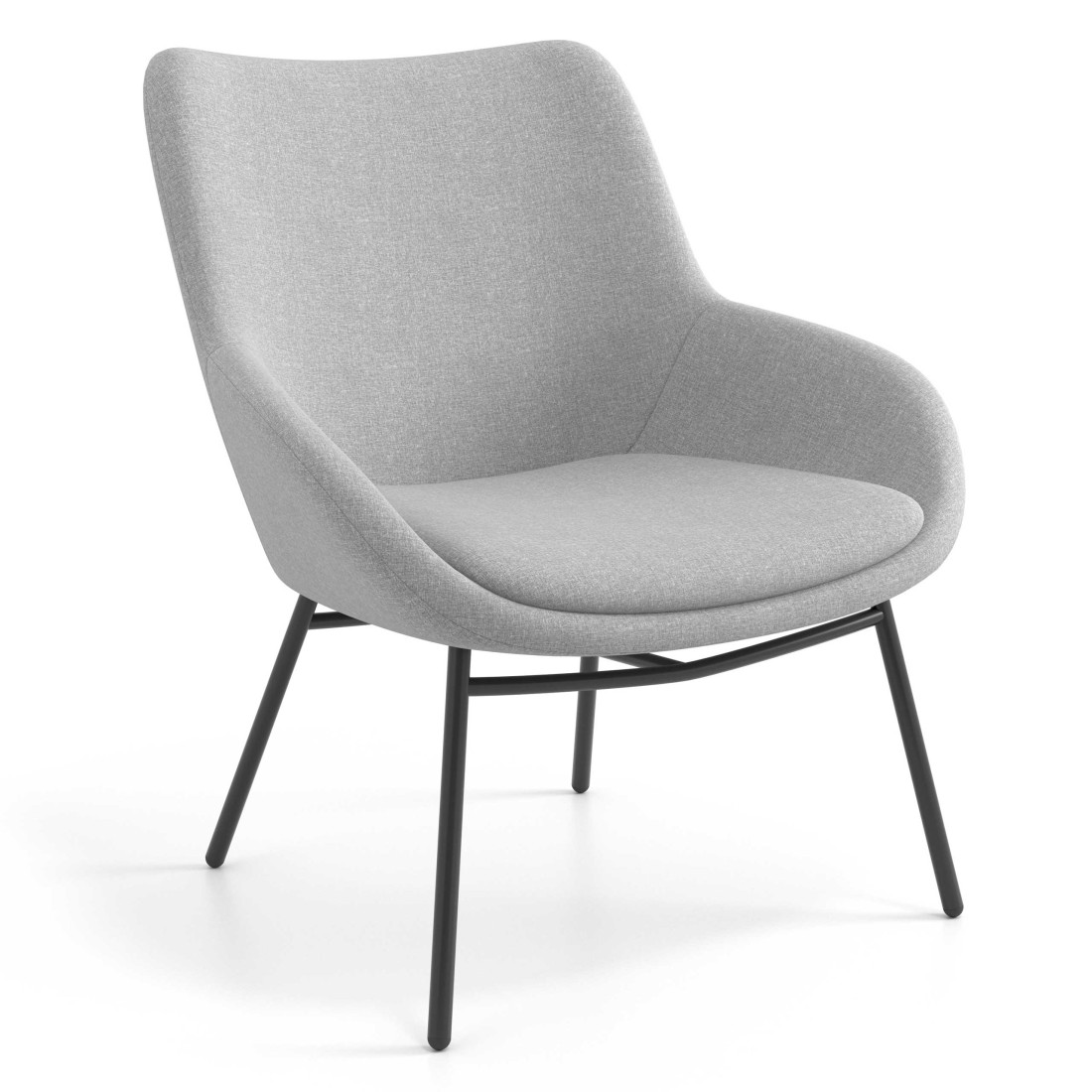 sillon para sala de espera gris capri 1