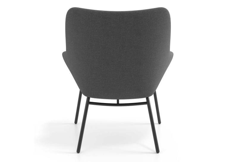 sillon para sala de espera antracita capri 5