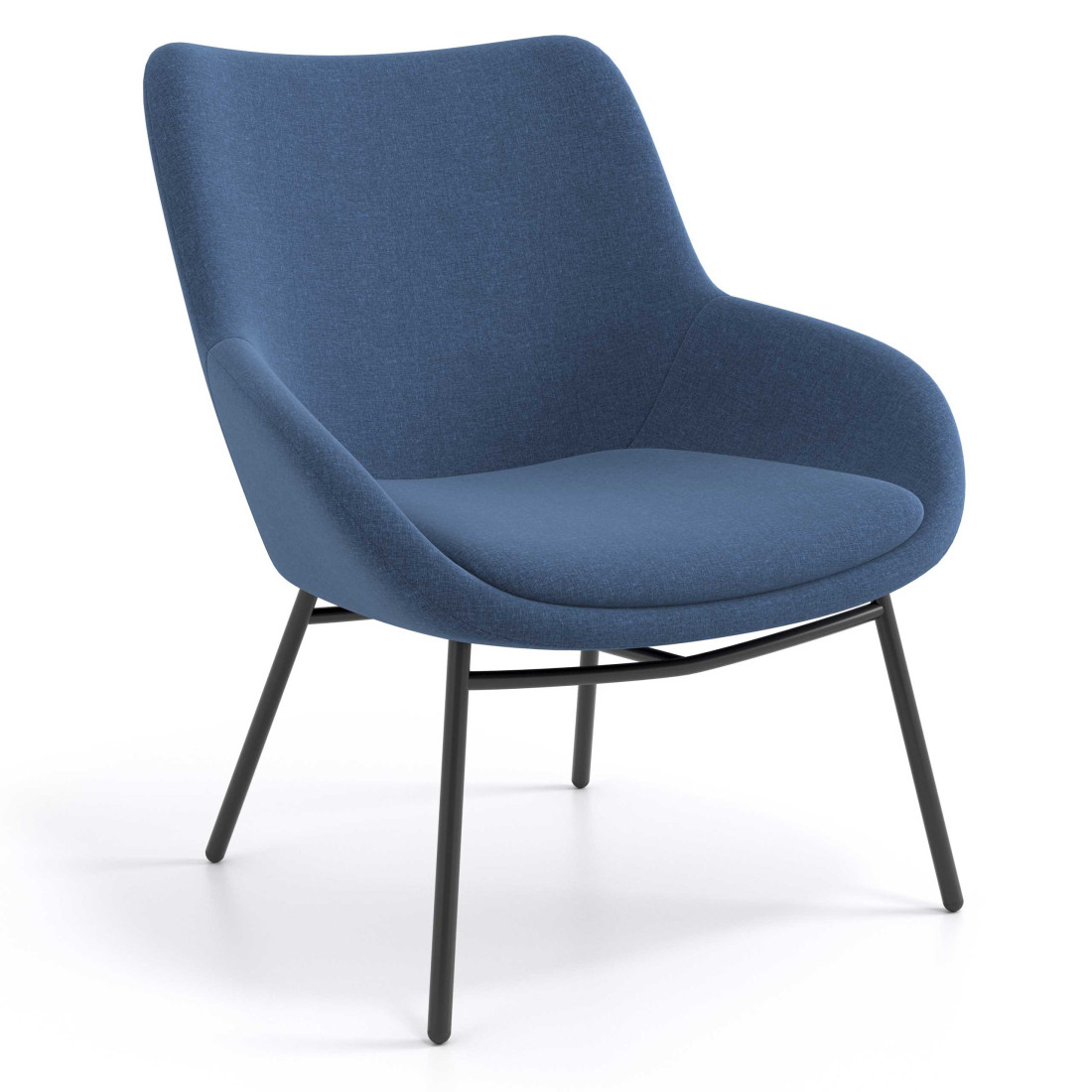 sillon para sala de espera azul capri 1