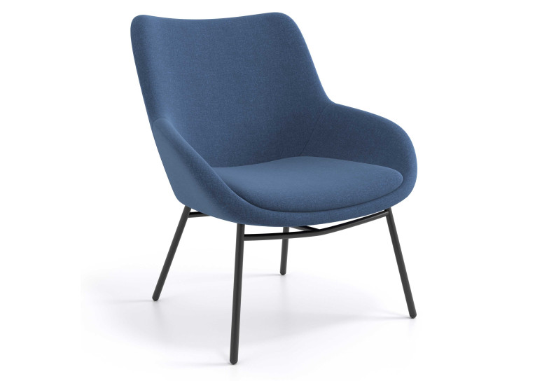 sillon para sala de espera azul capri 1