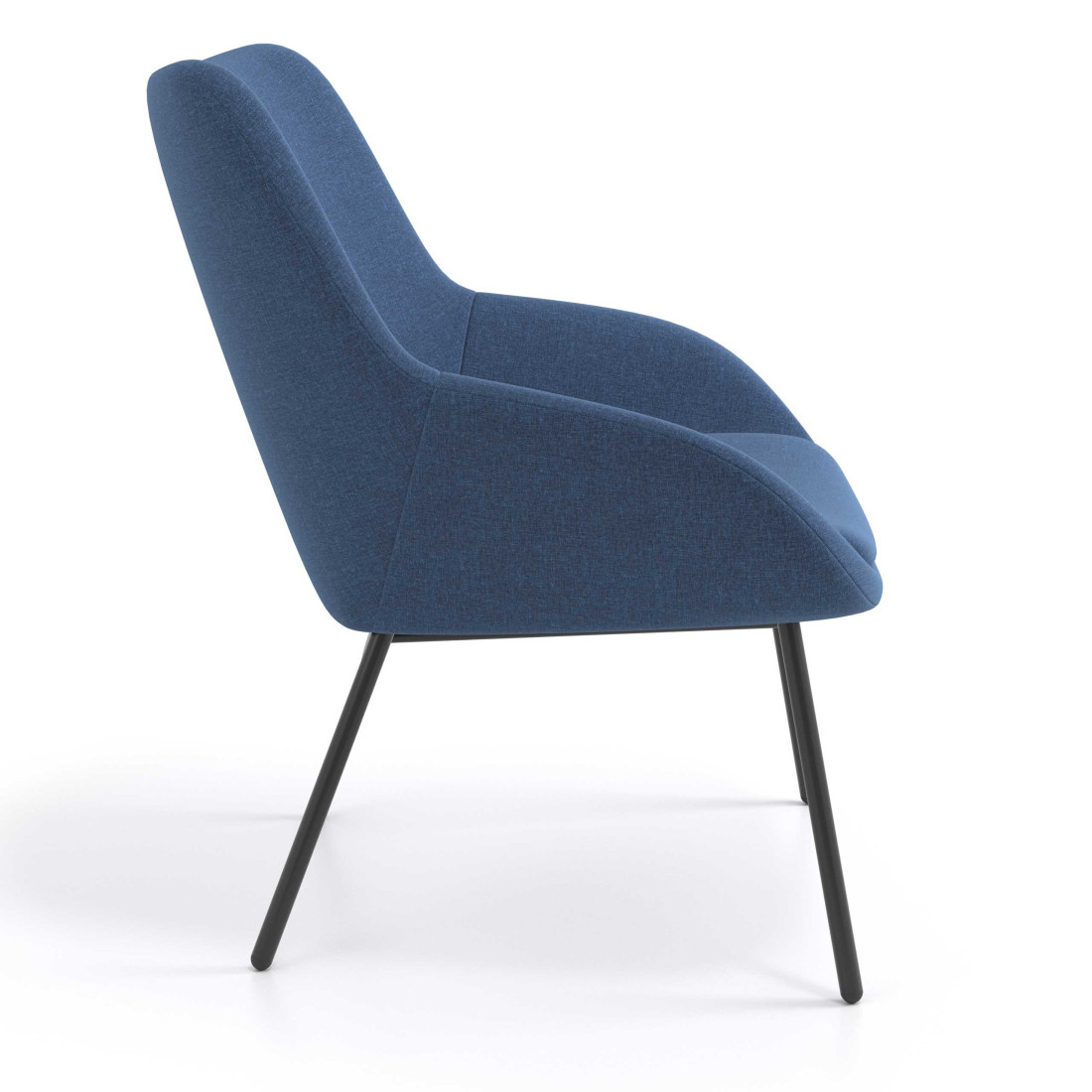 sillon para sala de espera azul capri 3