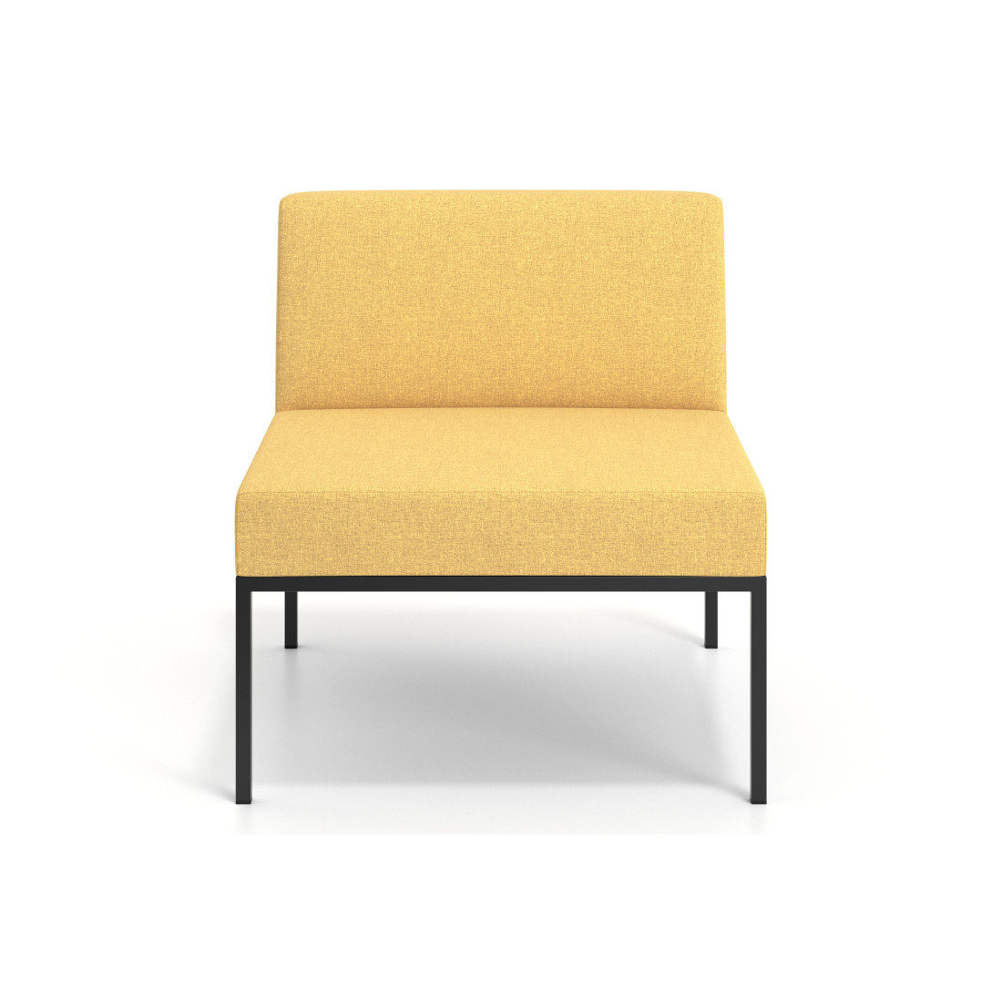 sofa para oficina amarillo pylos 3