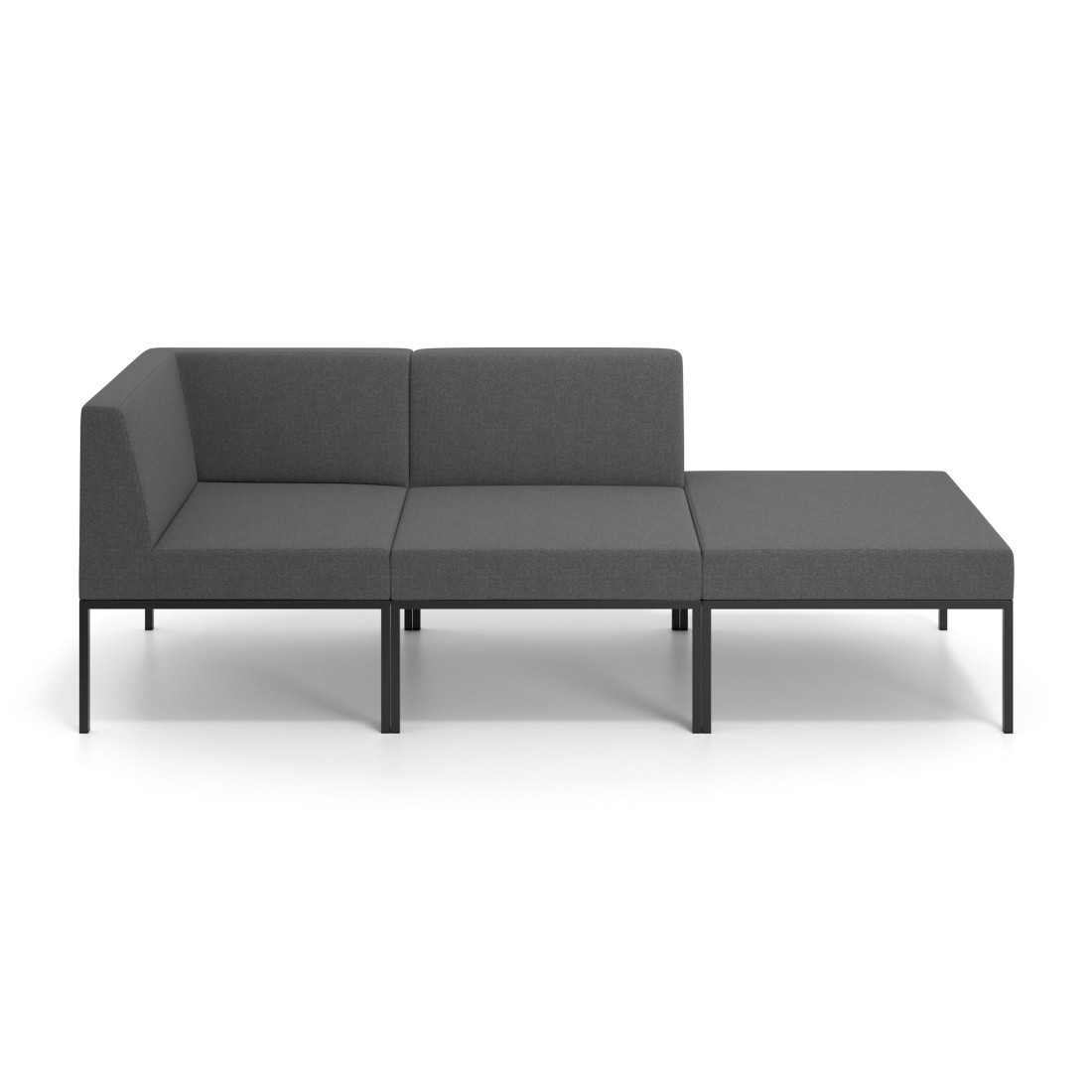 sofa para oficina antracita pylos 3
