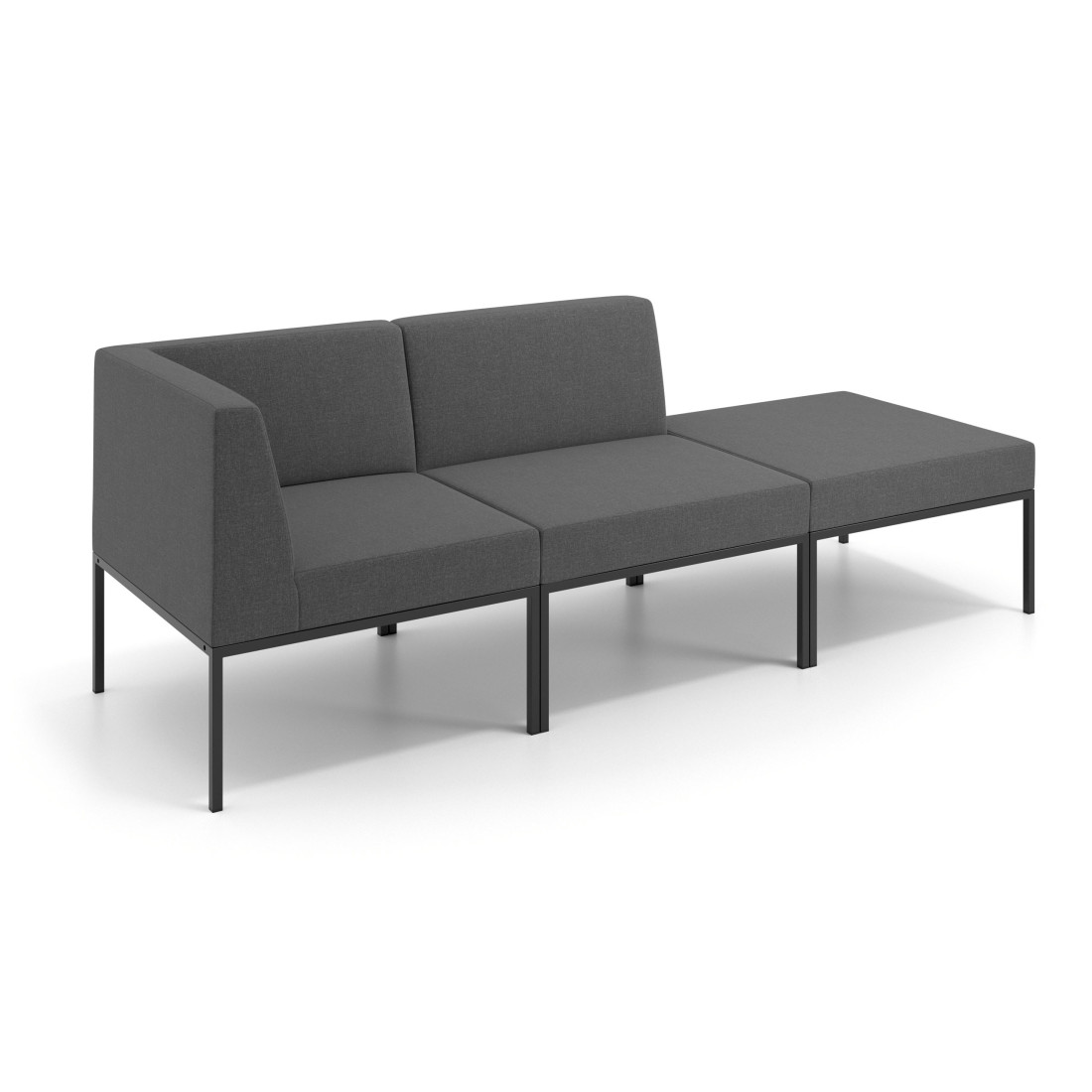 sofa para oficina antracita pylos 1