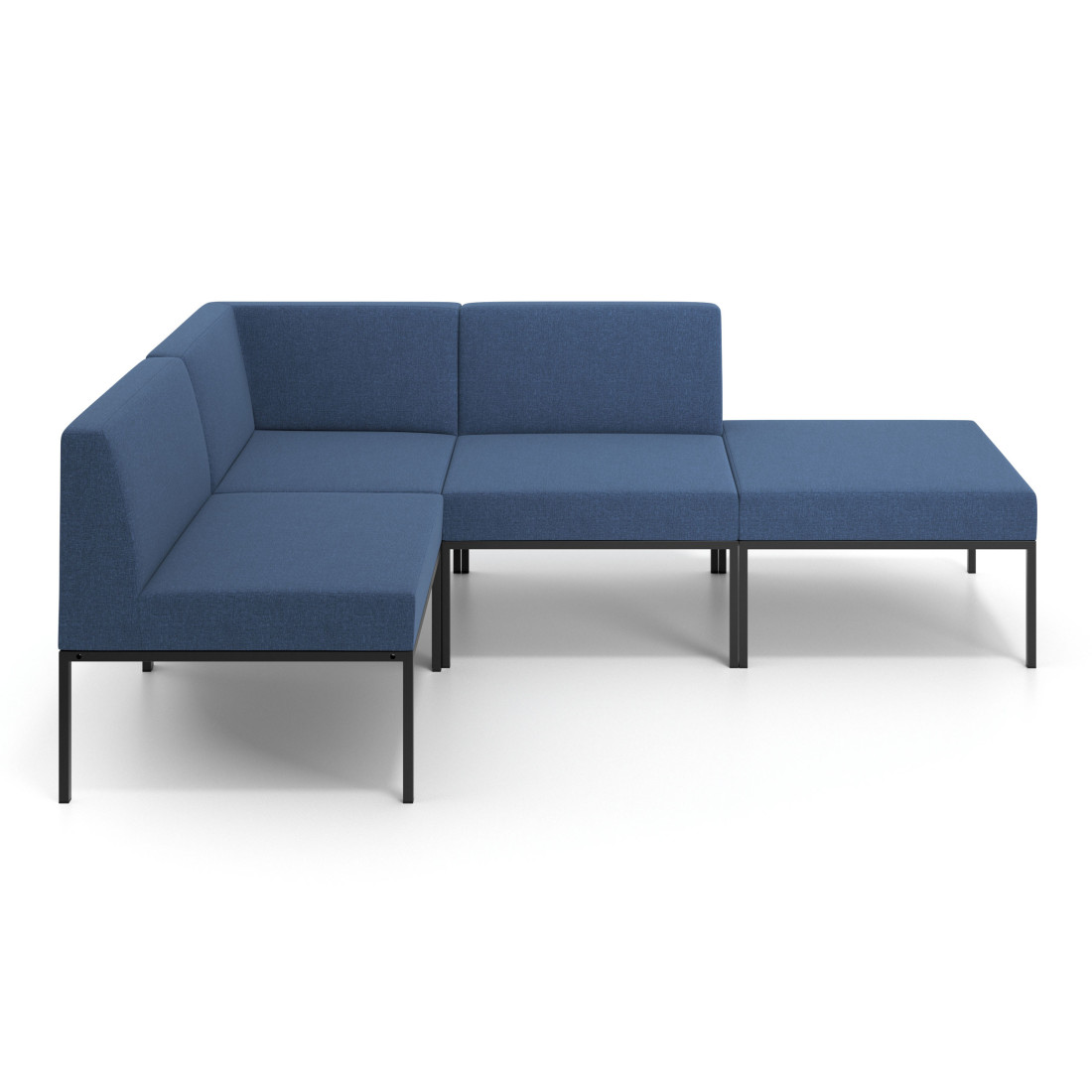 sofa para oficina azul pylos 3