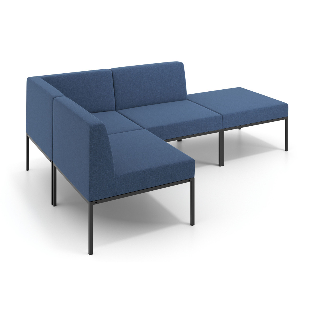 sofa para oficina azul pylos 1