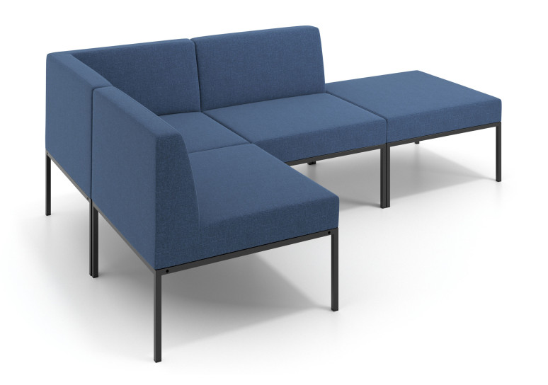 sofa para oficina azul pylos 1