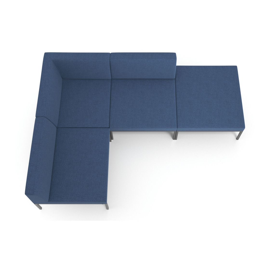 sofa para oficina azul pylos 5