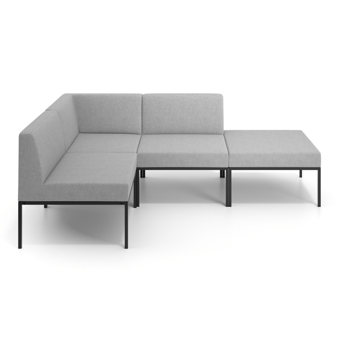 sofa para oficina gris pylos 3