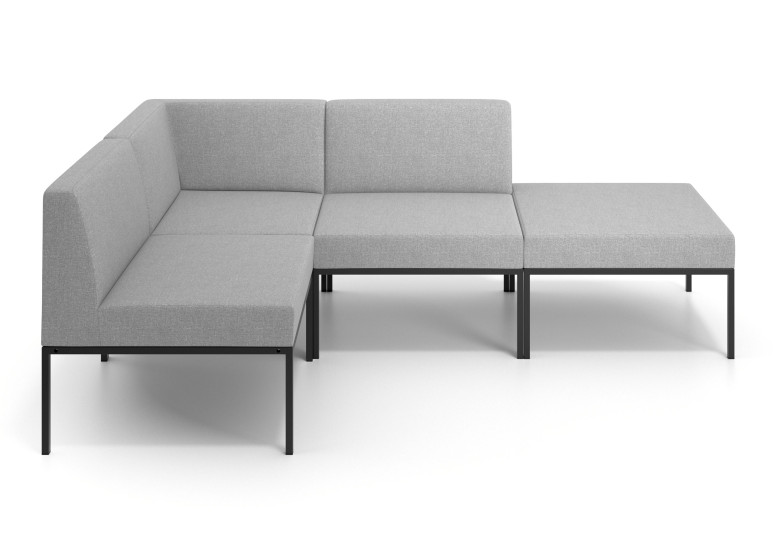 sofa para oficina gris pylos 3