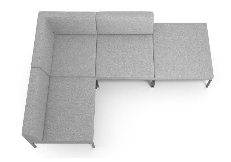 sofa para oficina gris pylos 5