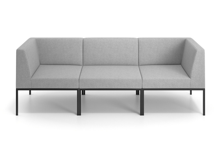 sofa para oficina gris pylos 3