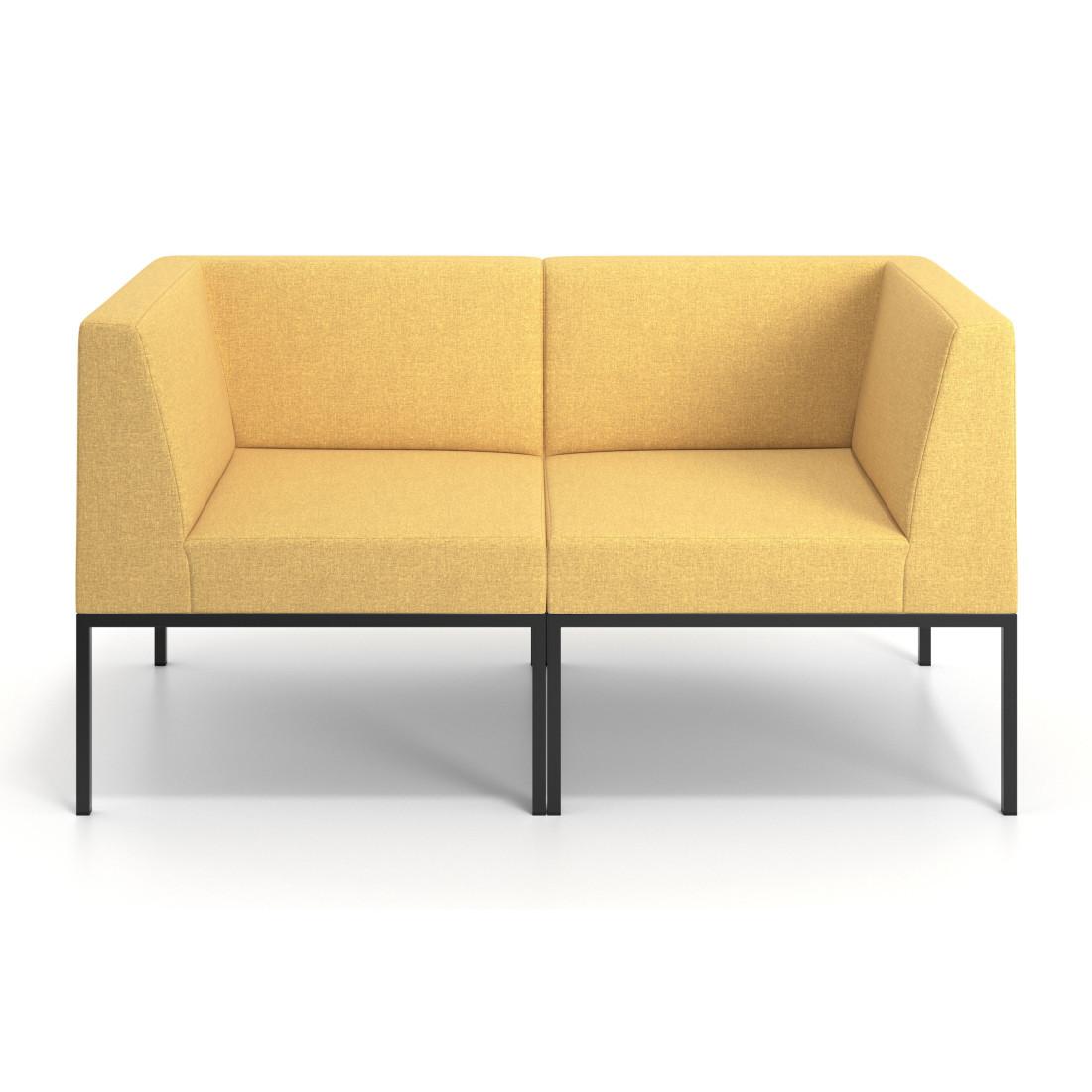 sofa para oficina amarillo pylos 3
