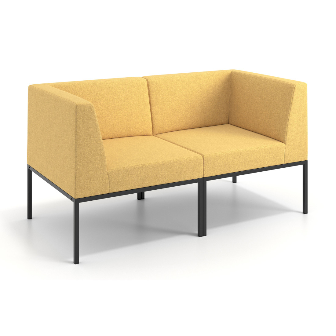 sofa para oficina amarillo pylos 1