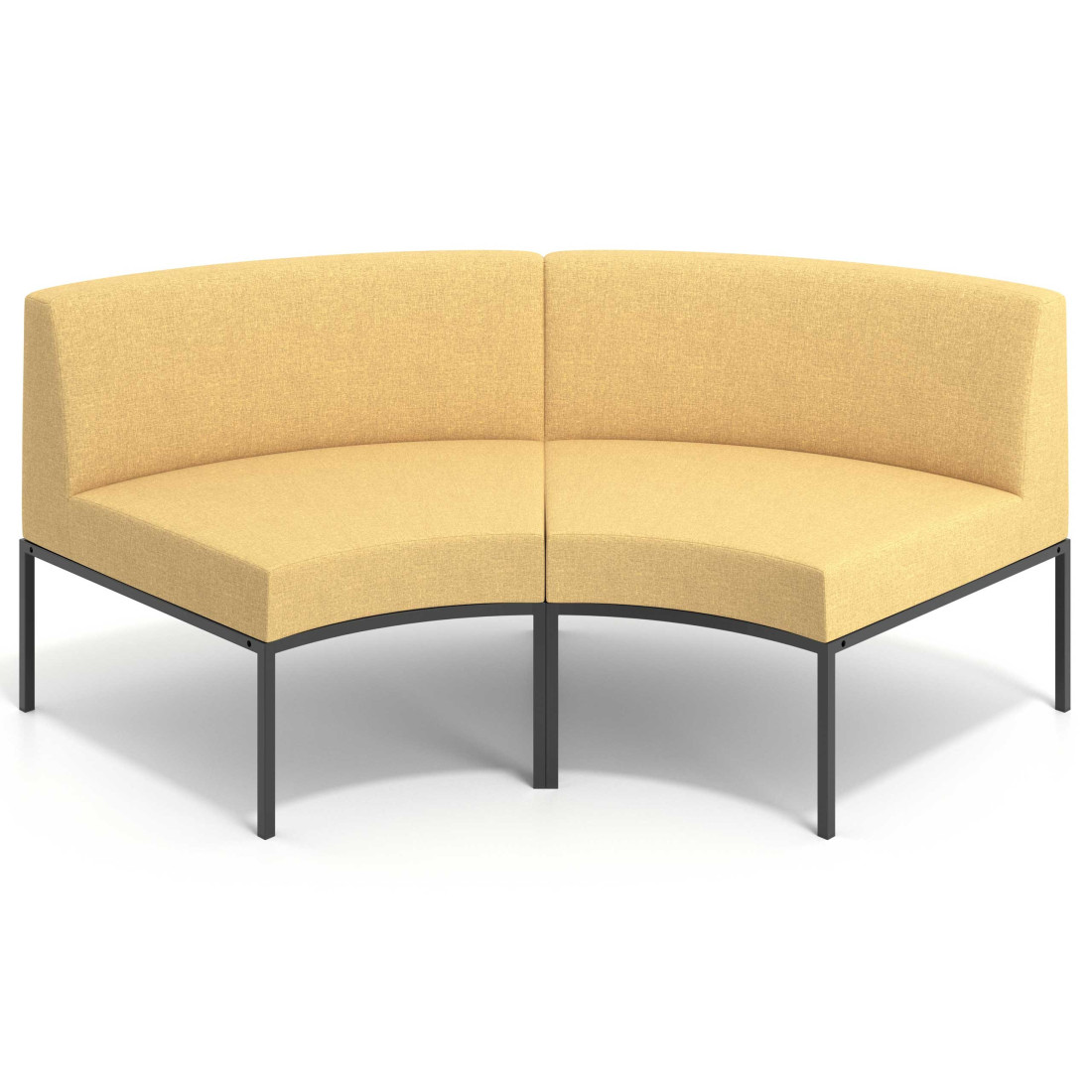 sofa para oficina amarillo pylos 3