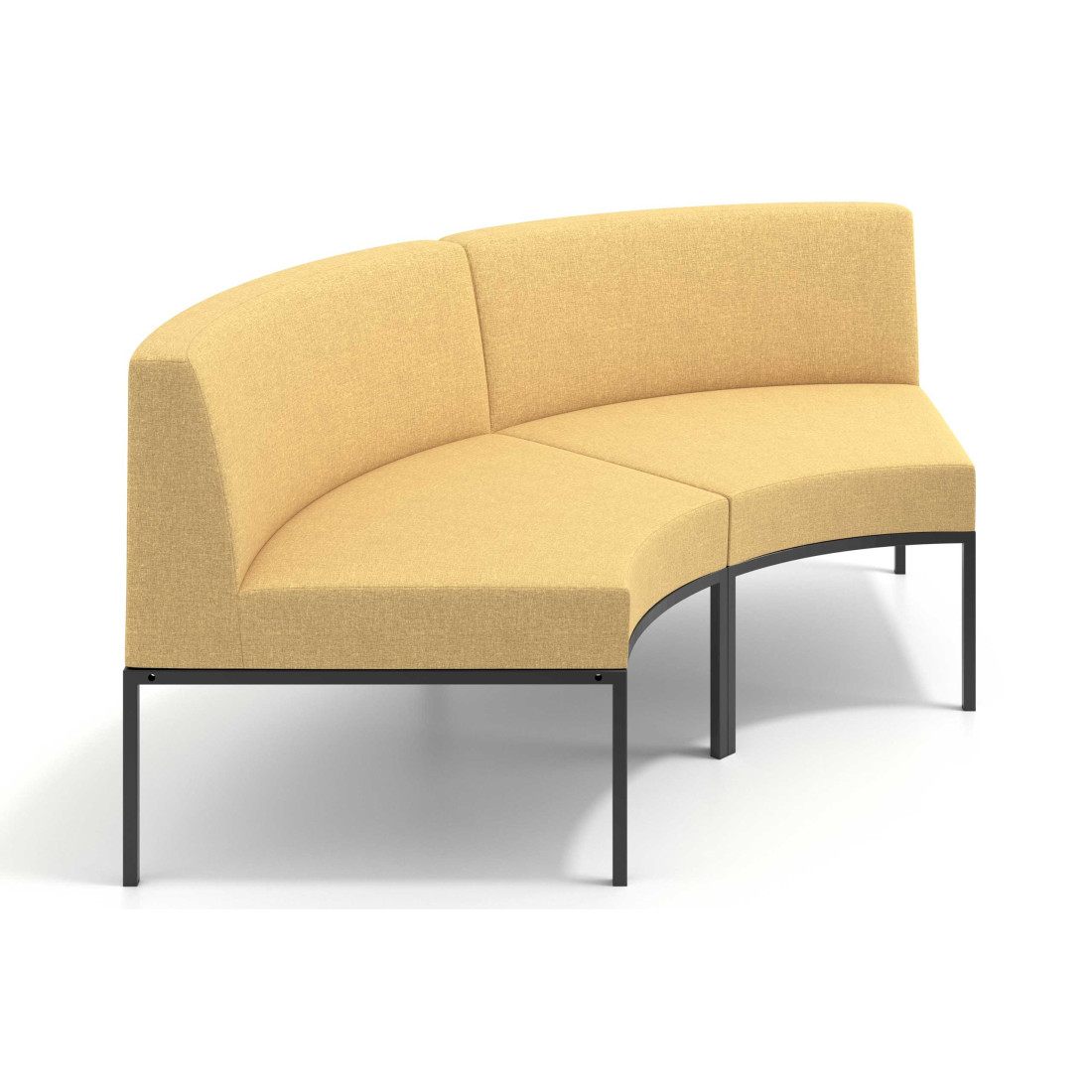 sofa para oficina amarillo pylos 1