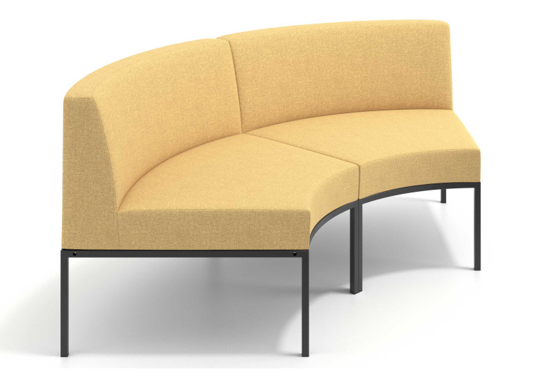 sofa para oficina amarillo pylos 1