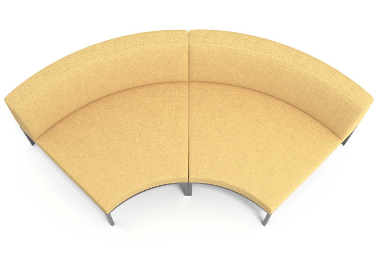 sofa para oficina amarillo pylos 5