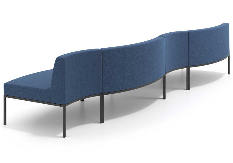 sofa para oficina azul pylos 4