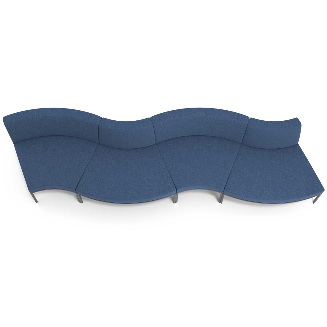 sofa para oficina azul pylos 5
