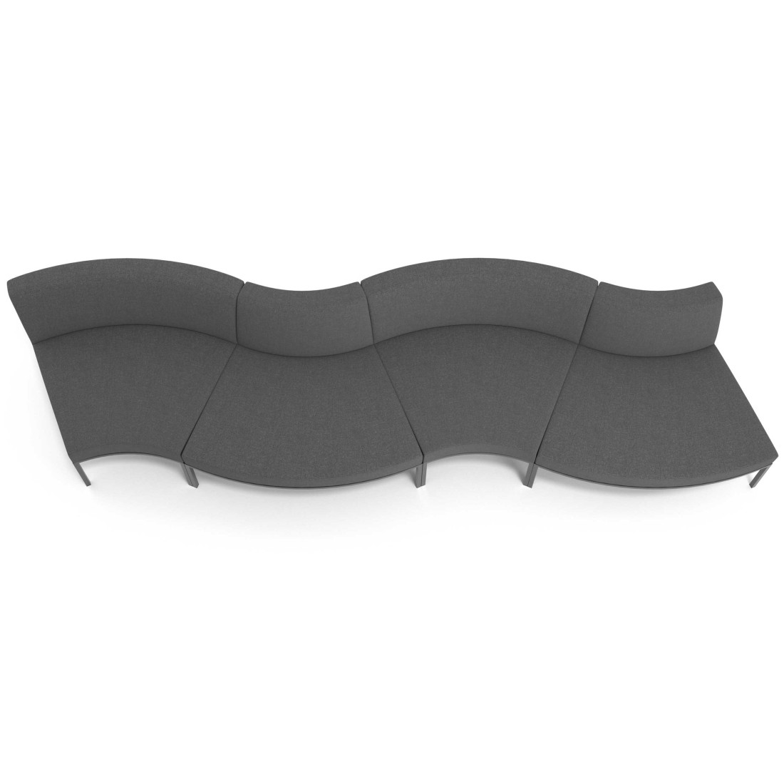 sofa para oficina antracita pylos 5