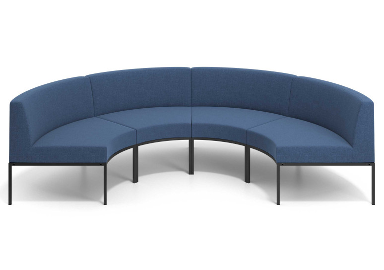 sofa para oficina azul pylos 3
