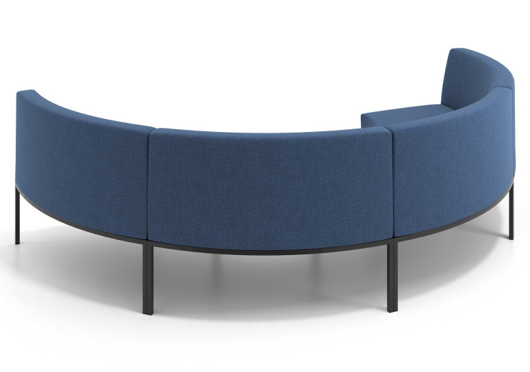 sofa para oficina azul pylos 4