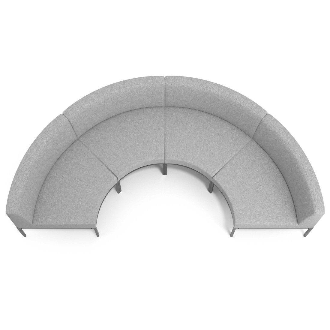 sofa para oficina gris pylos 5