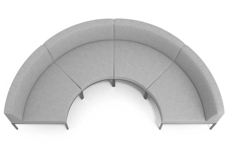 sofa para oficina gris pylos 5