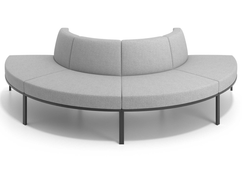 sofa para oficina gris pylos 3