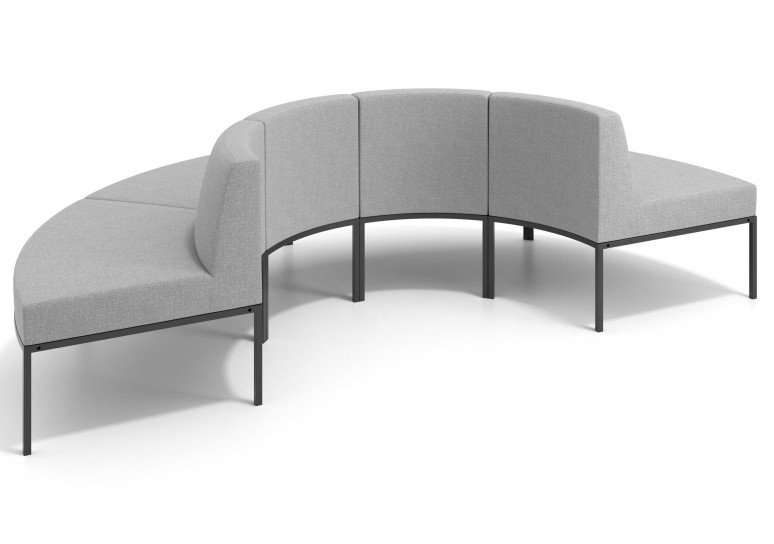 sofa para oficina gris pylos 4