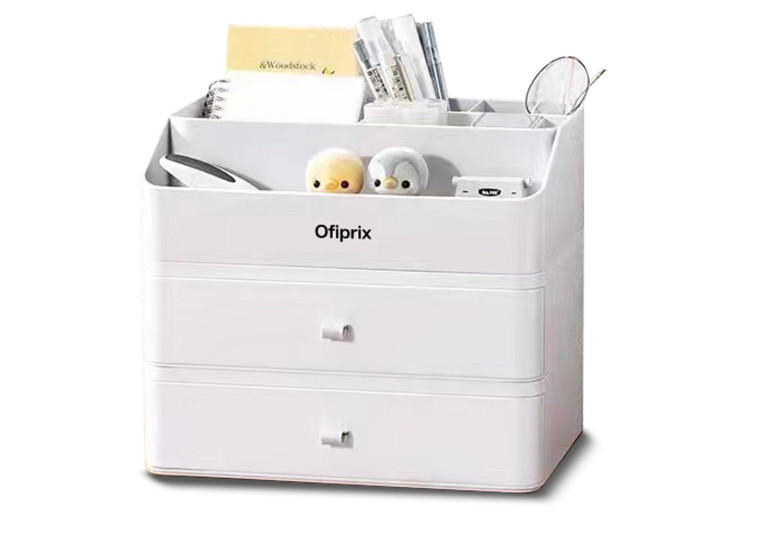 Organizador de escritorio sobremesa 2 cajones 