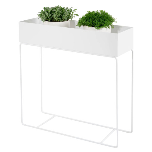 Jardinera para plantas doble - BLANCO