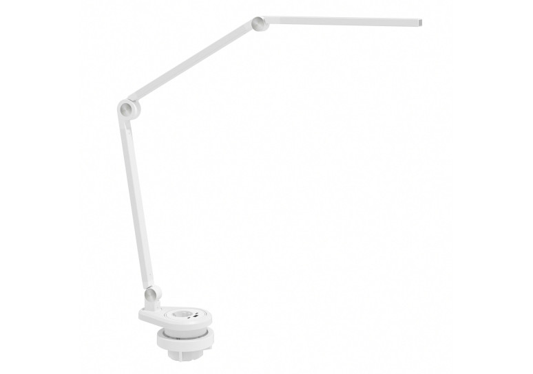 Lampara sobremesa Led con Pasacables integrado - BLANCO