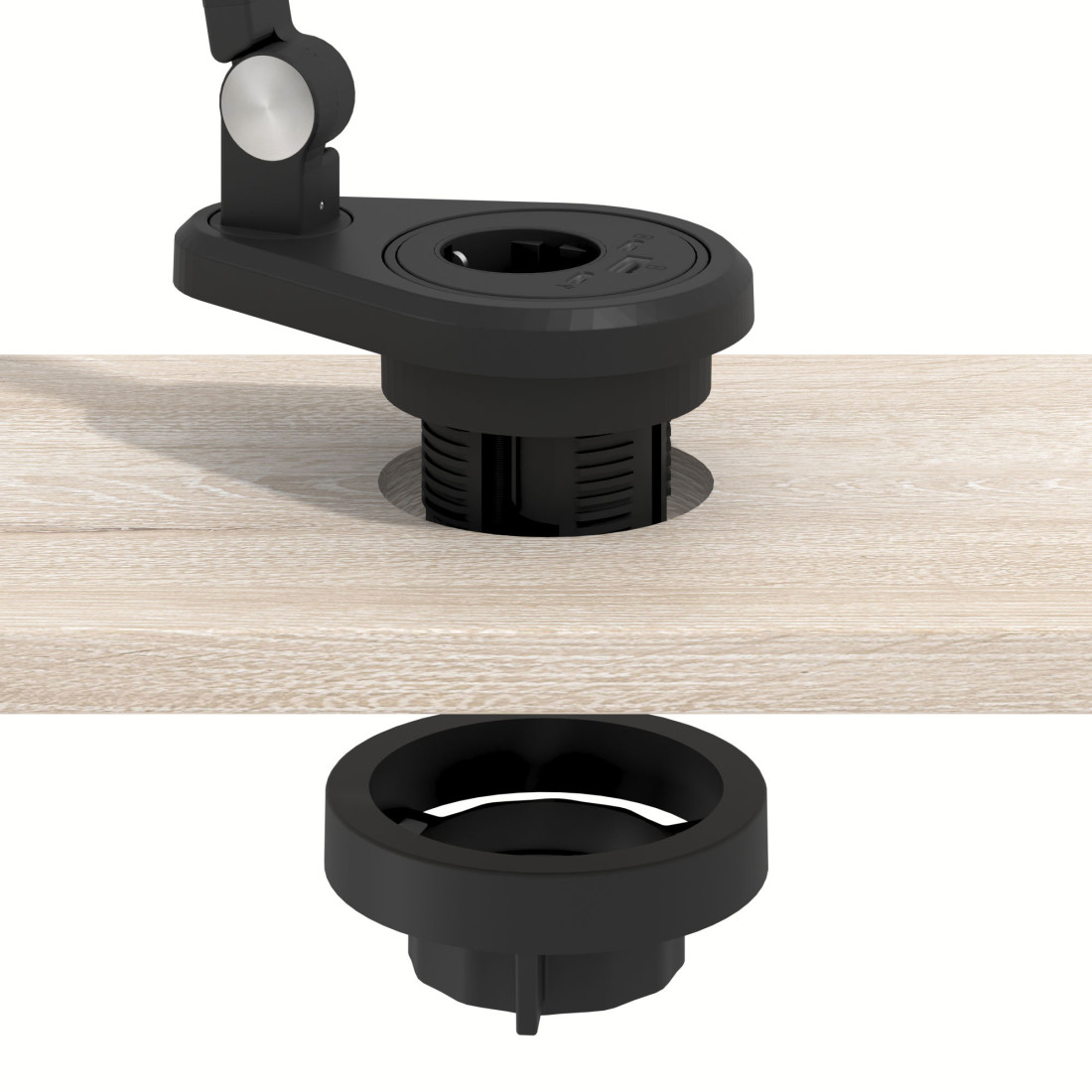 lampara de mesa negro lampara d80 6
