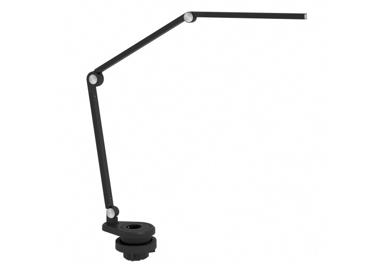 Lampara sobremesa Led con Pasacables integrado - negro