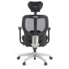 silla ergonomica negro madonna con reposacabezas 6