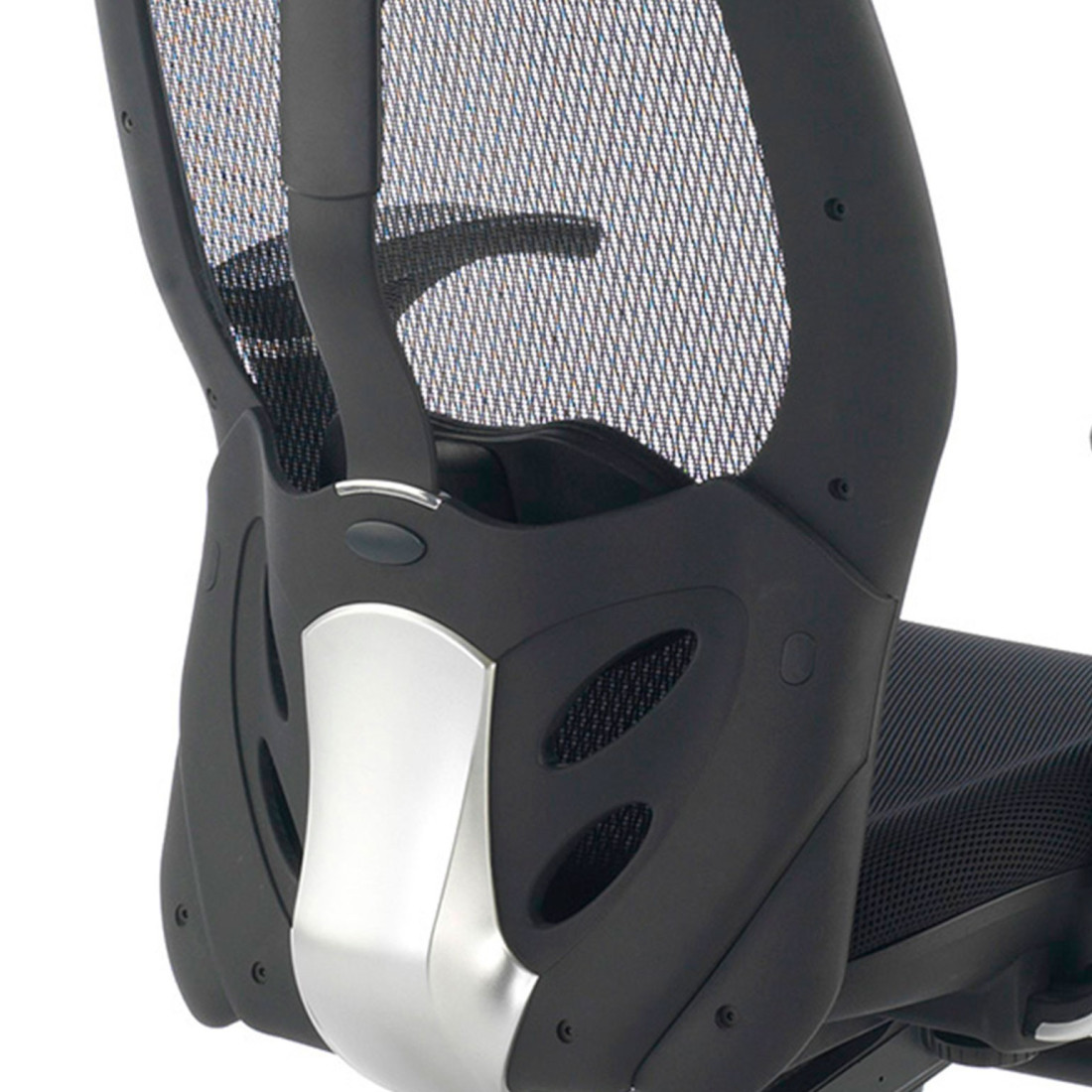silla ergonomica negro madonna con reposacabezas 9