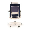 silla giratoria azul reflect estructura blanca tela 5