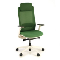 Silla Ergonómica de Oficina Reflect white - verde