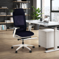 Silla Ergonómica de Oficina Reflect white - AZUL Second image