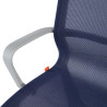 silla giratoria azul ice estructura negra malla 4