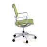 silla giratoria verde ice estructura negra malla 7