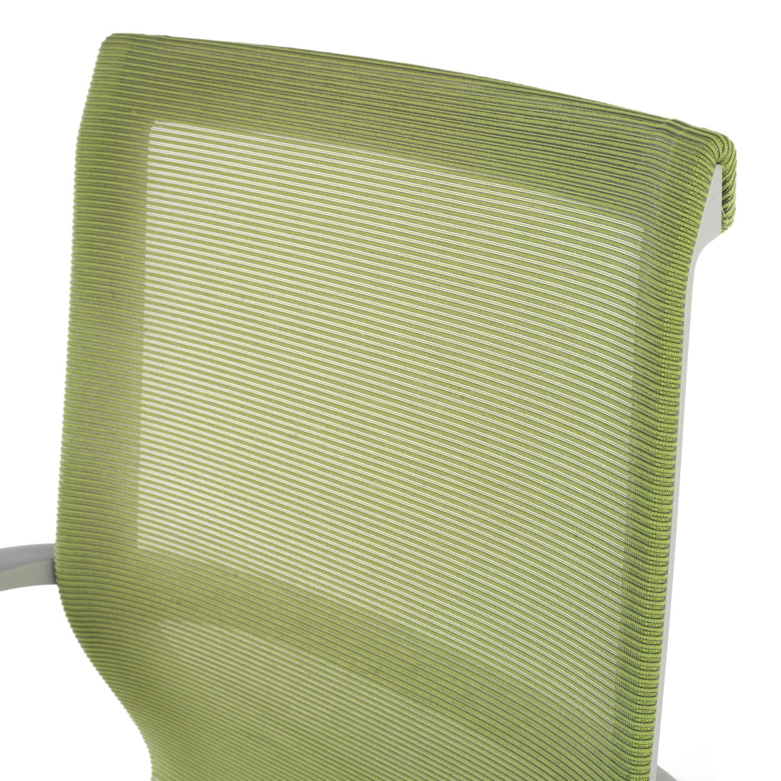 silla giratoria verde ice estructura negra malla 4