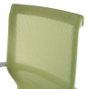 silla giratoria verde ice estructura negra malla 4
