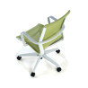 silla giratoria verde ice estructura negra malla 6