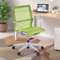 Silla de oficina giratoria Ice white red - verde Second image